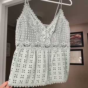 ABERCROMBIE EYELET TANK
